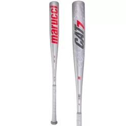 Marucci CAT 7 Silver (-3) BBCOR Baseball Bat: MCBC72S