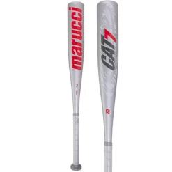 Marucci CAT 7 Silver (-10) Junior Big Barrel Baseball Bat: MJBBC72S