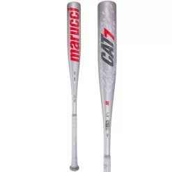 Marucci CAT 7 Silver (-10) USSSA Baseball Bat: MSBC7210S