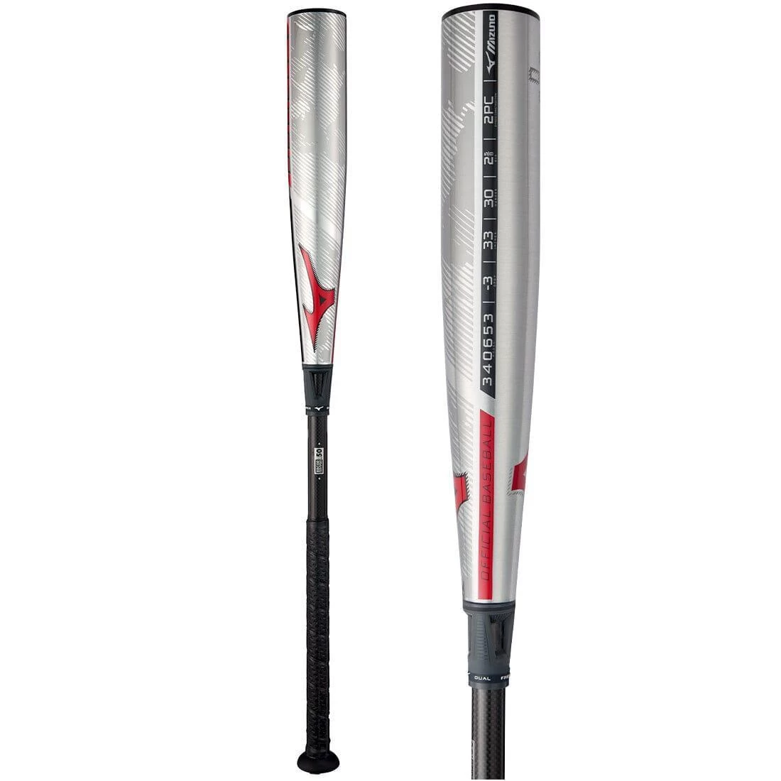 2023 Mizuno Duality Hybrid (-3) BBCOR Baseball Bat: 340653
